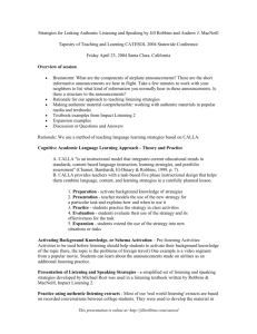 Strategies to Link Listening & Speaking