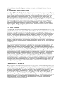 A Grey Goldmine: Recent Developments in Lithium Extraction