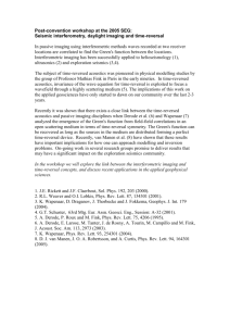 Seismic interferometry, Passive seismic imaging