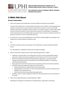 C-IBHA FAQ Sheet