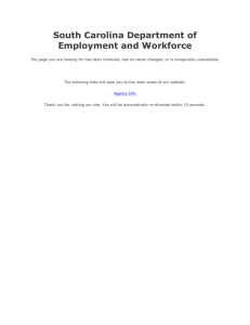 Form App-111 - South Carolina Department of Employment and