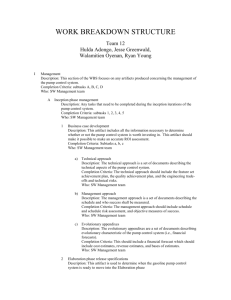 WORK BREAKDOWN STRUCTURE