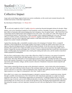 Stanford Collective Impact White Paper