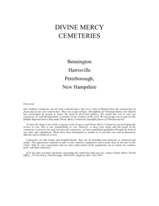 Foreword: - Divine Mercy Parish