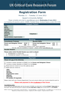 UKCCRF 2012 Registration Form