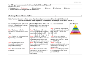 REVISED 3/23/14 Carol Draper lesson elements for Week of 3/24/14