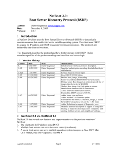 Boot Server Discovery Protocol - Open Source