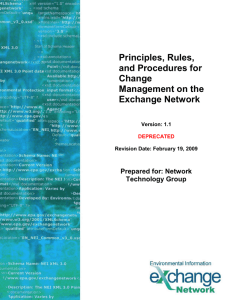 Appendix A – Change Management Matrix