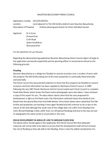 NAUNTON BEAUCHAMP PARISH COUNCIL Application number W