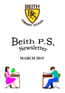 march 2015 - Beith Primary School