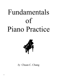 Fundamentals of Piano Practice