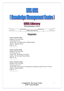 MA_AUG_22 - School of Management Sciences, Varanasi
