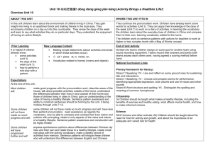 KS2 Scheme of Work Mandarin Chinese