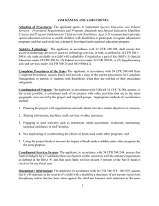 Assurances and Agreements - Arkansas Department of Education