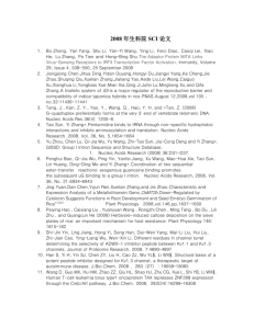 Selected Articles (2008)