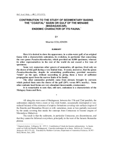 CONTRIBUTION TO THE STUDY OF THE SEDIMENTARY BASINS