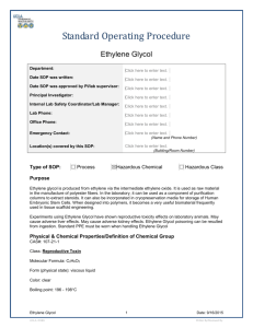 Ethylene Glycol - UCLA David Geffen School of Medicine Laboratory
