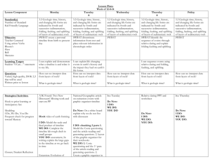 6th Grade Math Lesson Plans