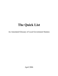 The Quick List