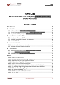 TEMPLATE -Technical Guidance for Emergency