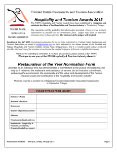 THRTA Awards Restaurateur of the Year 2015