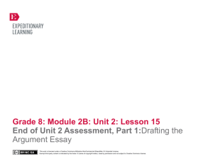 Grade 8 Module 2B, Unit 2, Lesson 15