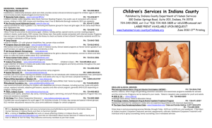 child care - Indiana County Department of Human Services