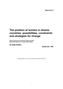 II Women and Islam - Institute of Development Studies