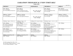 Course Offerings