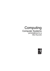 Computer Systems for Intermediate 2