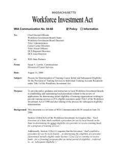 WIA Communication Policy 04-68 Word