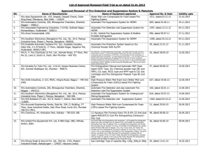 APPROVAL OF S&T, DGMS, DHANABD