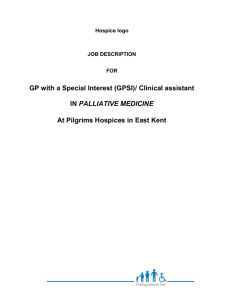 SPECIALTY DOCTOR – GPSI/Clinical assistant