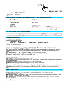 MSDS 1 - Fiberlay