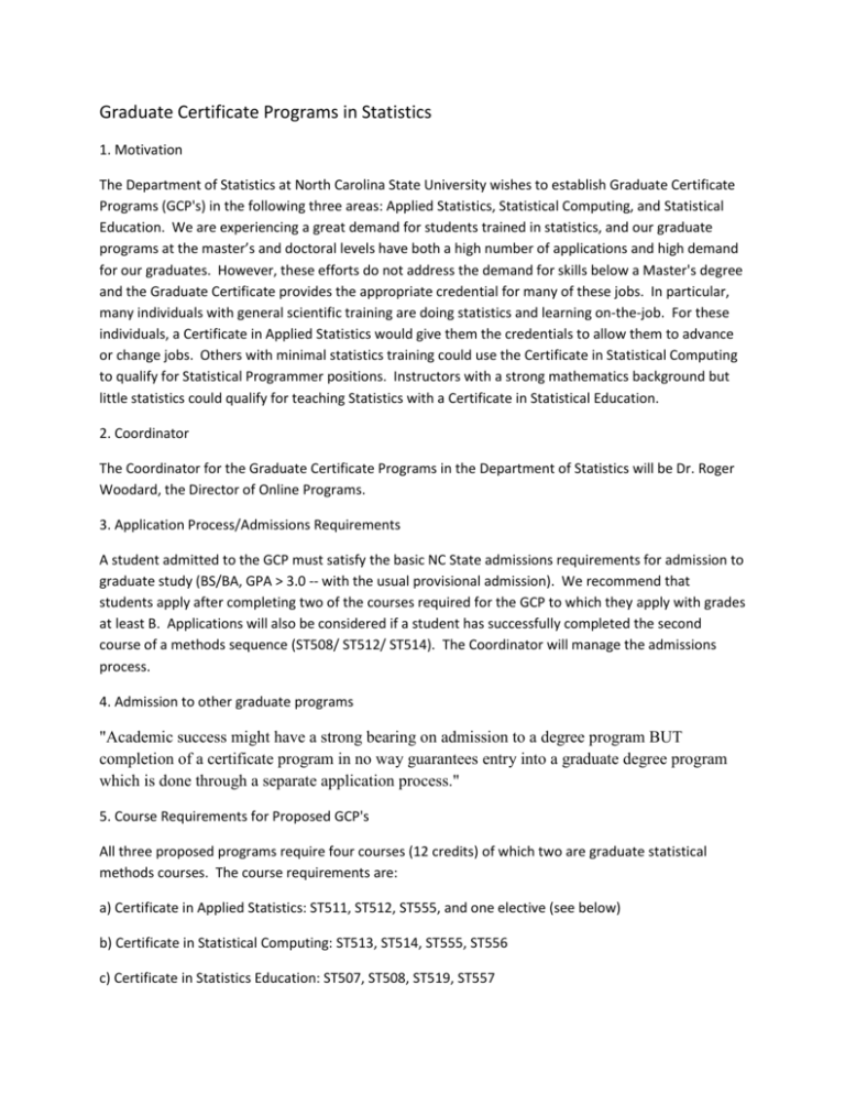 certificate6 NCSU Statistics