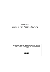 22297VIC course in plan prescribed burning