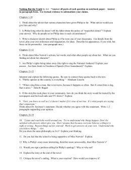 Essay Questions Nothing But The Truthdoc Nothing But The Truth By Avi Reflective Essay Thesis Statement Examples also Buy A Powerpoint Presentation Professional Writing