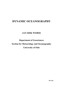 DYNAMIC OCEANOGRAPHY