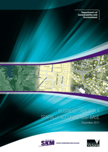 Business Case for a Spatially Accurate Map Base 2011 (DOC, 3.0