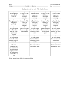 Grading rubrics for Lab - Who Ate the Cheese