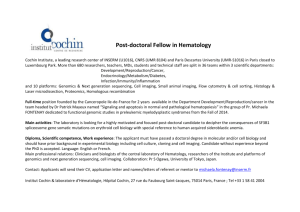 Post-doc annonce_ICochin_2014 - Laboratory of Excellence GR-Ex