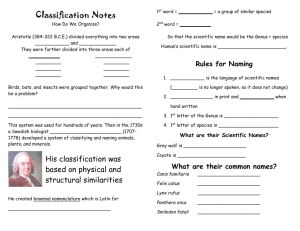Classification - Moore Public Schools