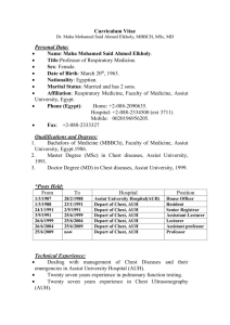 C.V Details - Assiut University