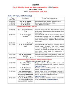 fourth srmc meeting agenda - Indian Institute of Tropical Meteorology