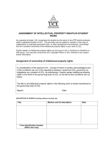 Assignment of Intellectual Property Rights in Student Work