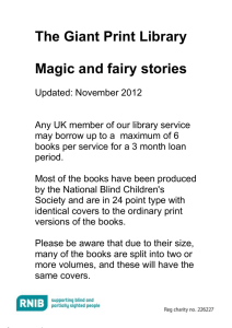 magical stories giant print younger readers
