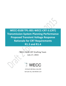 WECC-0100 TPL White paper on Requirement R1 3 and R1 4