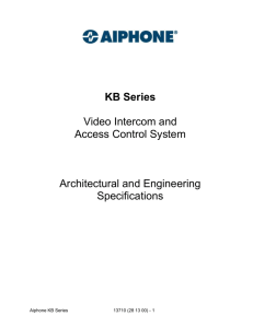 KB Series CSI Specification