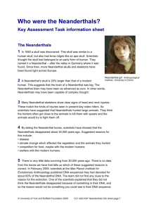 Neanderthals introduction