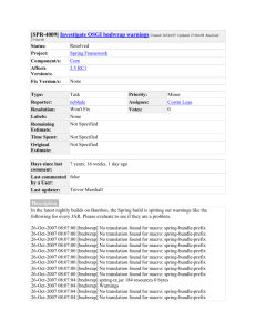 Word - Spring JIRA